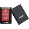 Зажигалка Zippo Classic 28671, красная матовая